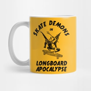Skate Demons in Longboard Apocalypse Mug